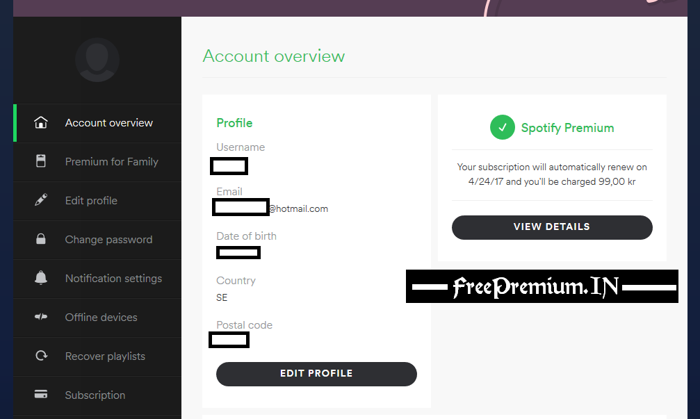 How to get a spotify premium account